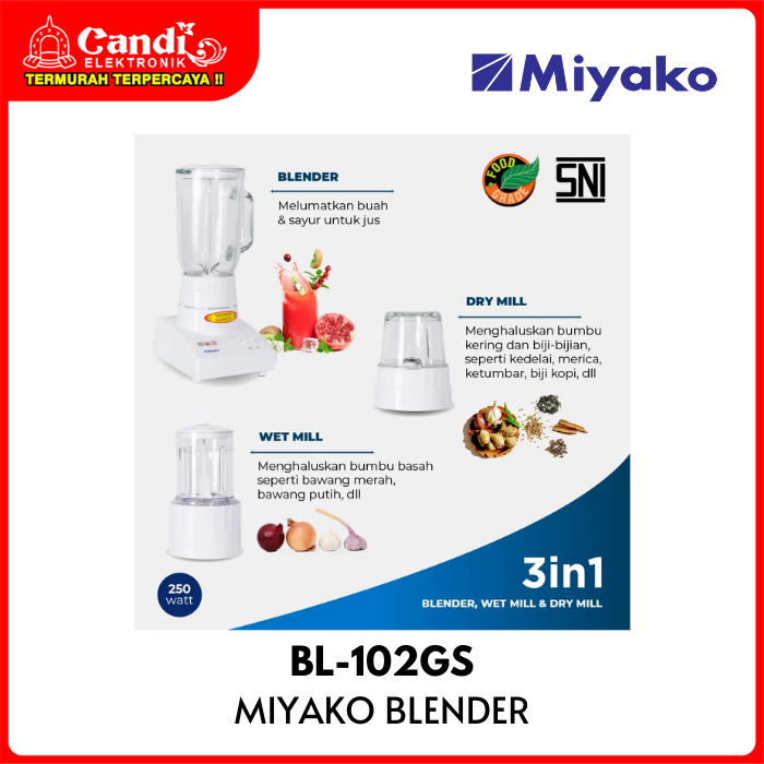 Miyako Blender Glass Jar
